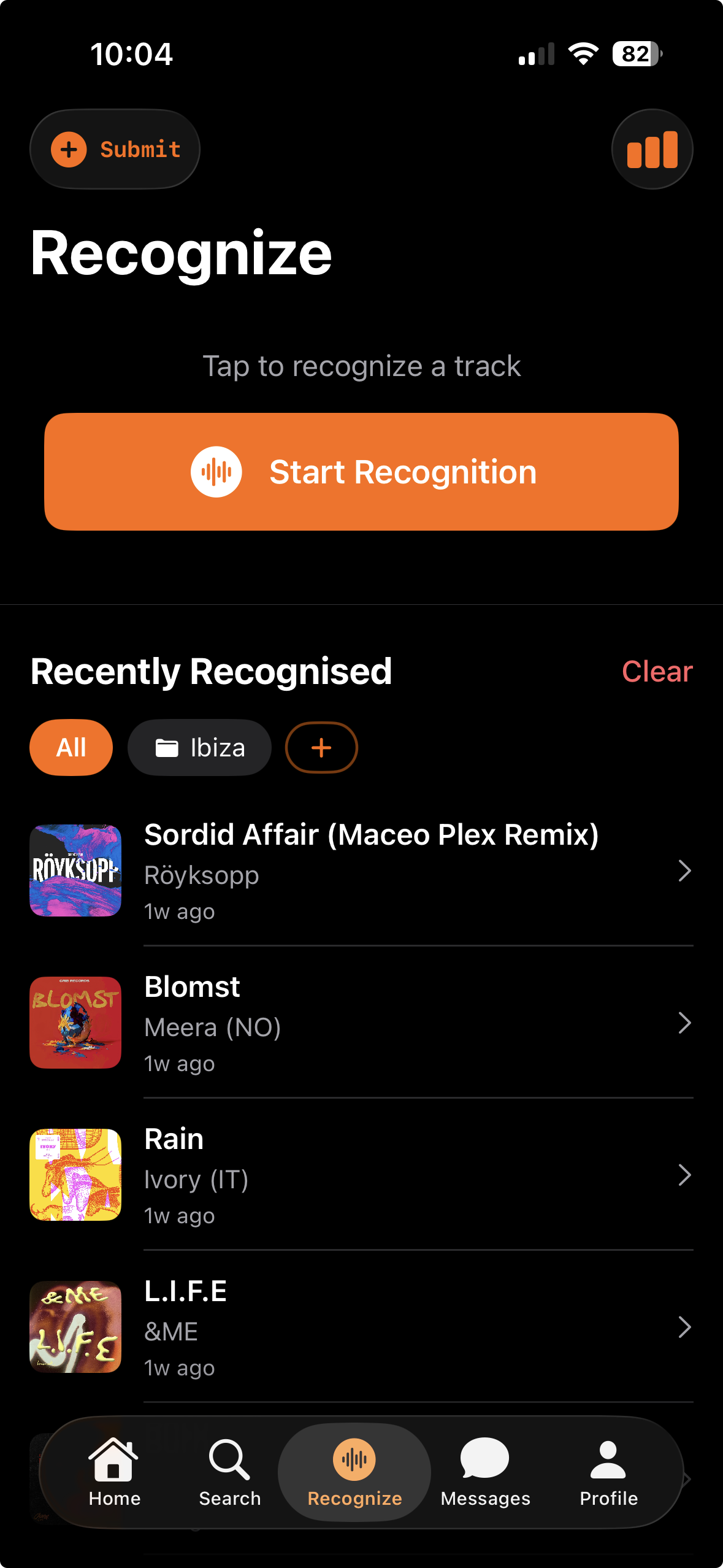 Recognition